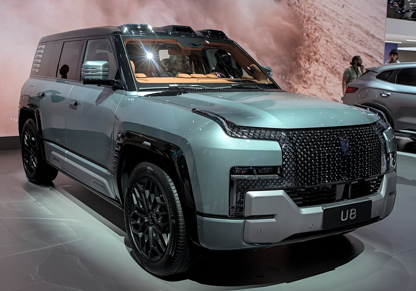 BYD Yangwang U8 luxury SUV on display